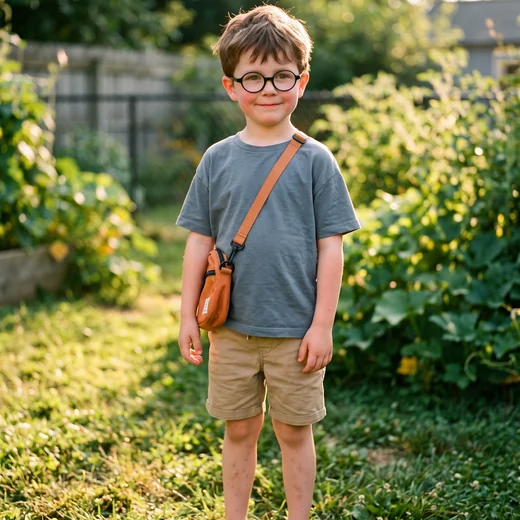 The real photo of the boy